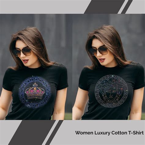 WOMEN'S LUXURY COTTON T SHIRTS AND SWEATSHIRTS